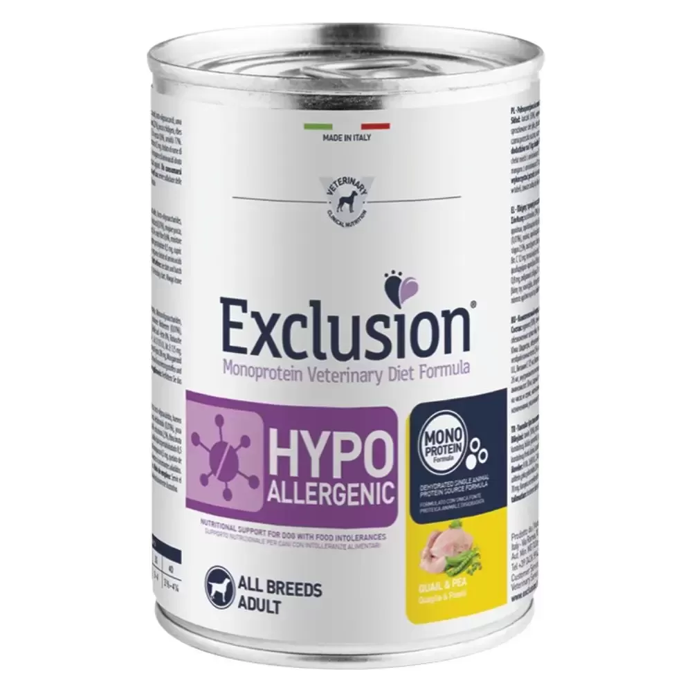 EXCLUSION Hypoallergenic ar paipalu un zirņiem