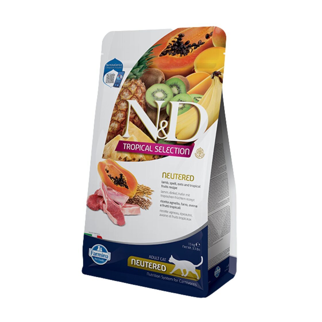 N&D CAT TROPICAL SELECTION LAMB NEUTERED