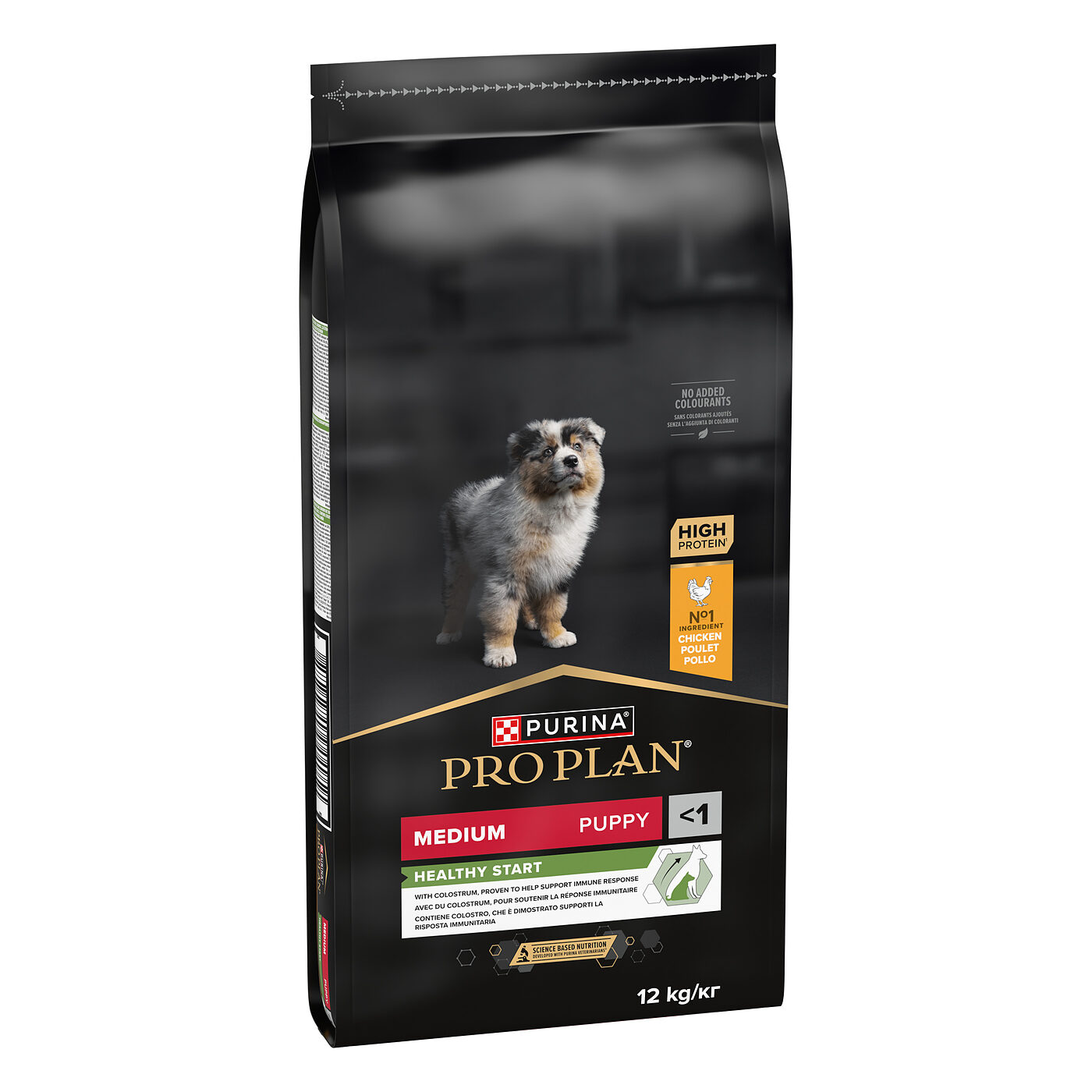 PRO PLAN MEDIUM PUPPY sausā barība