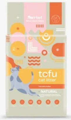 Murrfect Natural tofu cat kaķiem litter 6l / 2.5kg