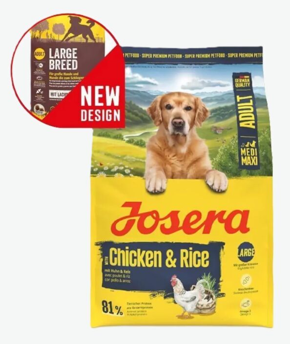 Josera SP suņiem M/M Adult with Chicken&Rice 12.5 kg (Large Breed)