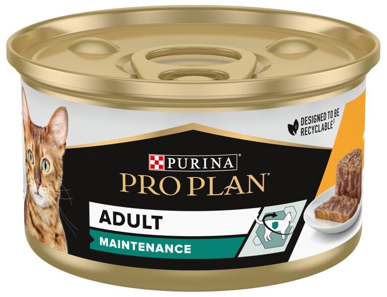 PRO PLAN MAINTENANCE konservs kaķiem bundža (vista) 85g