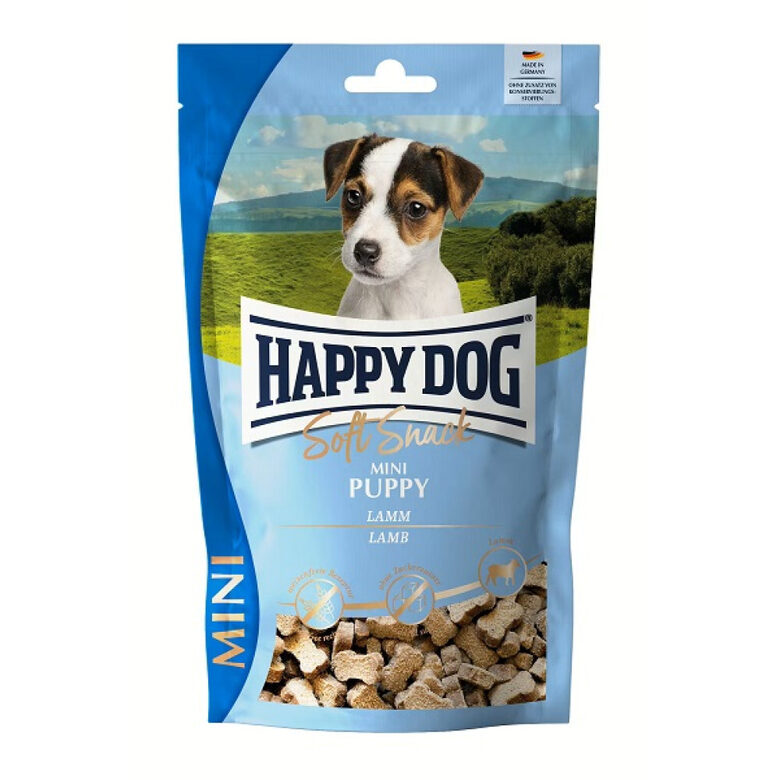Happy Dog Soft Snack Mini Puppy - kārumi mazo šķirņu kucēniem ar jēru & rīsiem 100 g