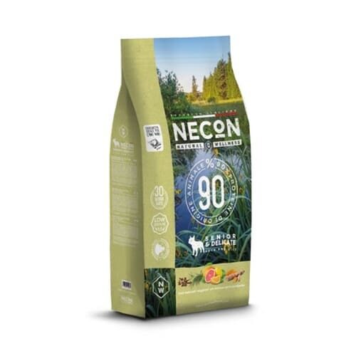 NECON Natural Welness dog mini senior&delicate duck and rice - pīle un rīsi 10 kg