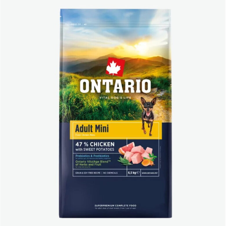 Ontario Adult Mini Chicken & Sweet Potatoes 6,5kg