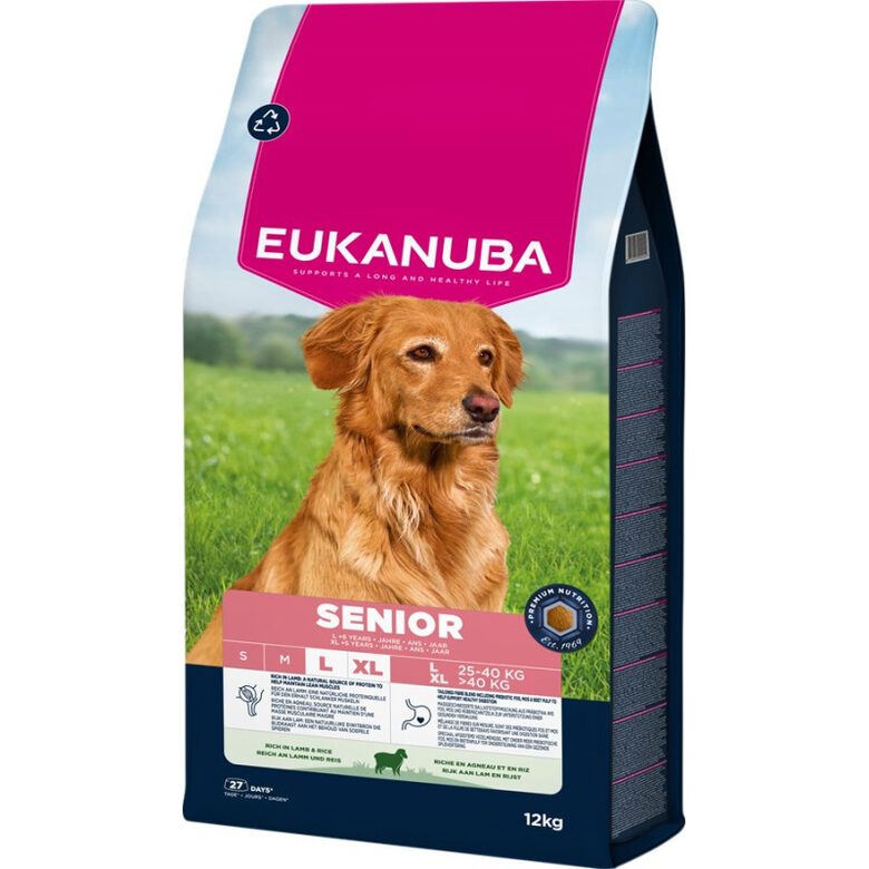 Eukanuba Senior Large Lamb and Rice, 12 kg