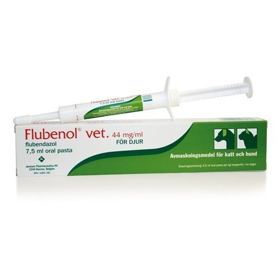 FLUBENOL KH 44MG/ML PASTA 7.5ML SUŅIEM/KAĶIEM