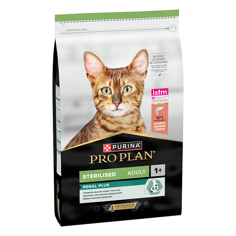 PRO PLAN STERIL RENAL sausā barība kaķiem (lasis) 10kg