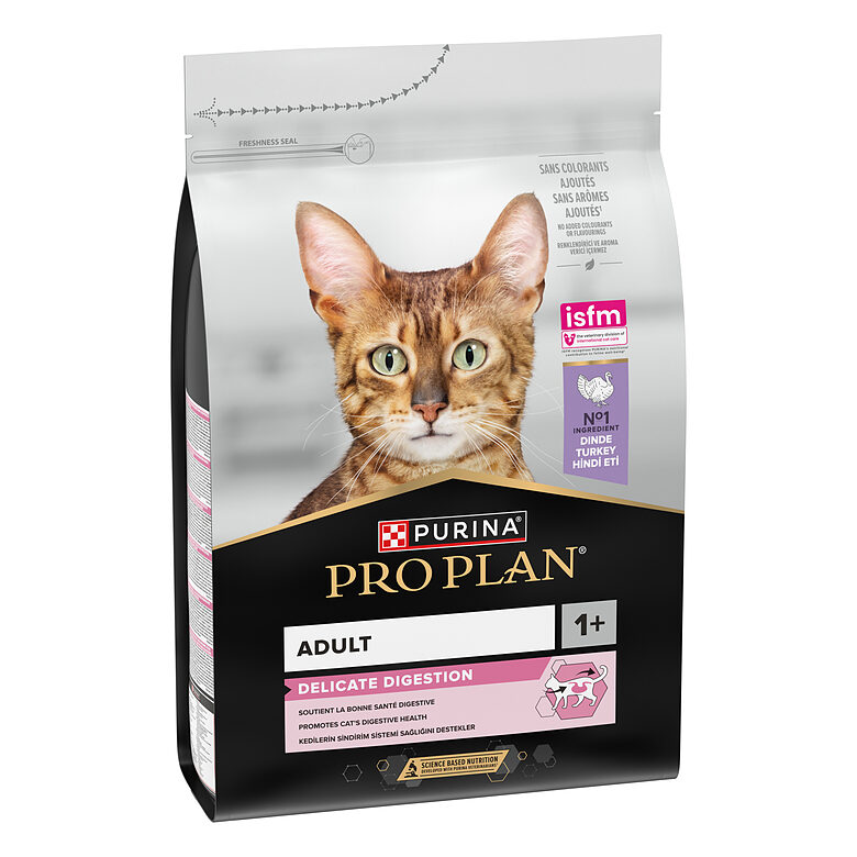 PRO PLAN DELICATE sausā barība kaķiem (tītars) 3kg