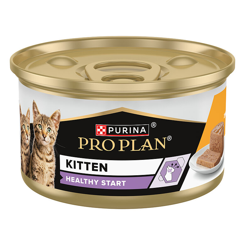 PRO PLAN HEALTHY START konservs kaķēniem bundža (vista) 85g