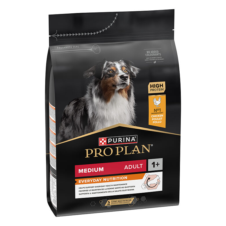 PRO PLAN MEDIUM ADULT sausā barība sunim (vista) 3kg