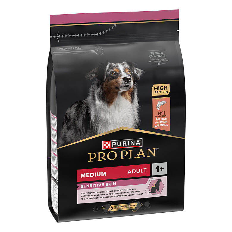 PRO PLAN MEDIUM ADULT sausā barība sunim (lasis) 3kg