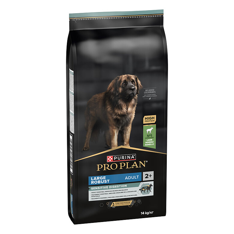 PRO PLAN LARGE ROBUST ADULT sausā barība sunim (jērs) 14kg