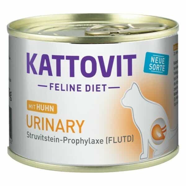 KATTOVIT Urinary Huhn/Chicken - Konservi kaķiem ar vistu 185g