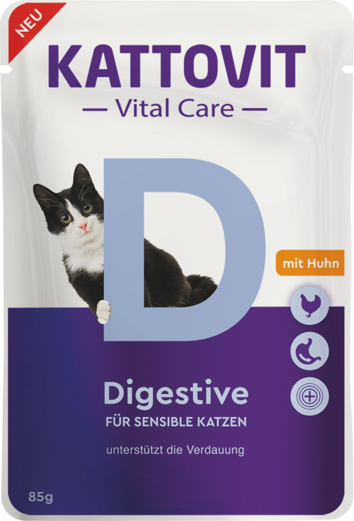 KATTOVIT Vital Care Digestive — консервы для кошек 85 г