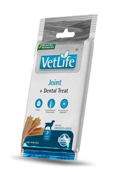 VET LIFE DOG TREAT DENTAL JOINT Medium/Large 100g