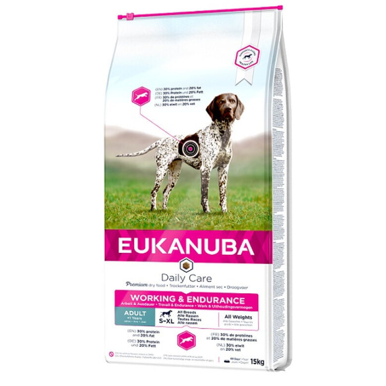 Eukanuba Working Endurance - suņiem ar paaugstinātu aktivitātes līmeni 15kg