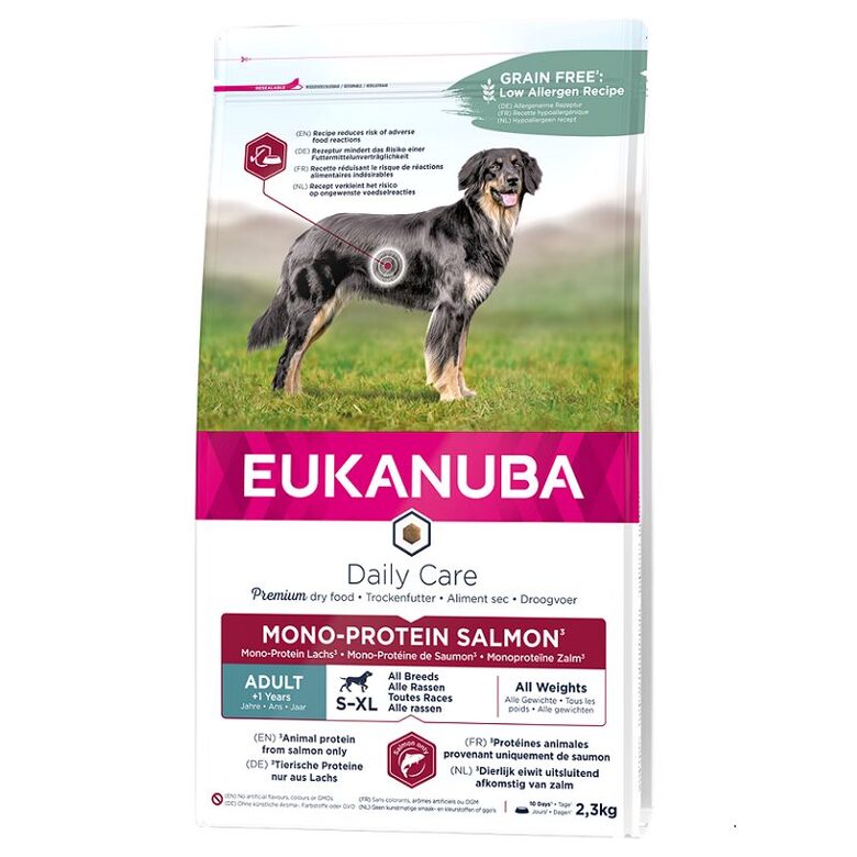 Eukanuba Mono-protein Salmon, Sausa barība suņiem 2.3 kg