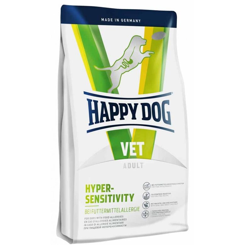 Happy Dog VET Diät Hypersensitivity - VET diētas barība suņiem pie barības nepanesamības 1 kg
