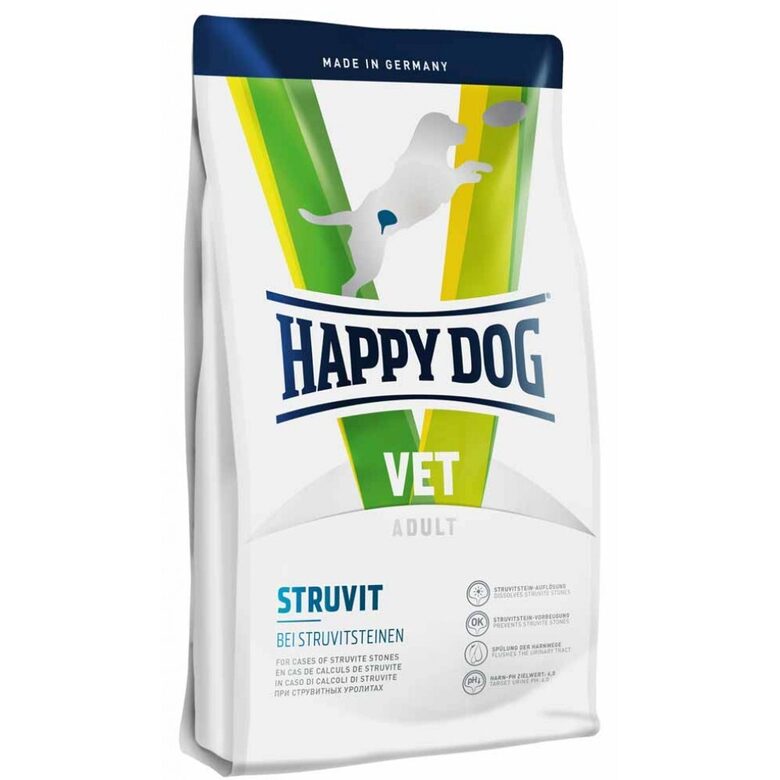 Happy Dog VET Diät Struvit - VET diētas barība suņiem pie struvīta akmeņu veidošanās / šķīdināšanai 1 kg