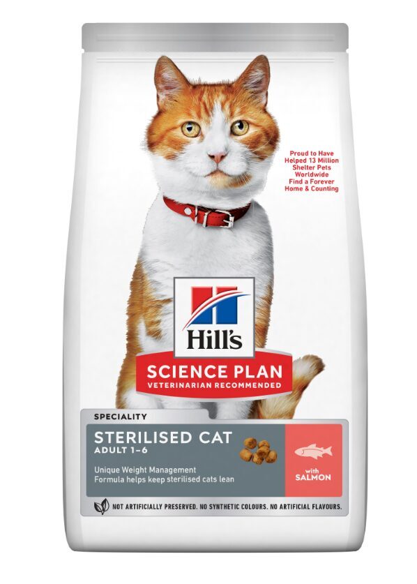 HILLS SP KAĶU SAUSĀ B STER LASIS 3KG