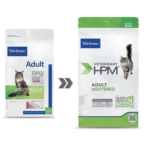 VIRBAC HPM Cat Adult Neutered 12kg