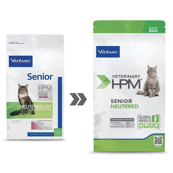 VIRBAC HPM Cat Senior Neutered 1,5kg