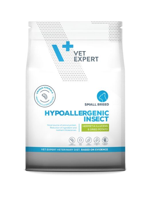 4T VD SUŅU HYPOALLERGENIC INSECT SMALL BREED 2KG