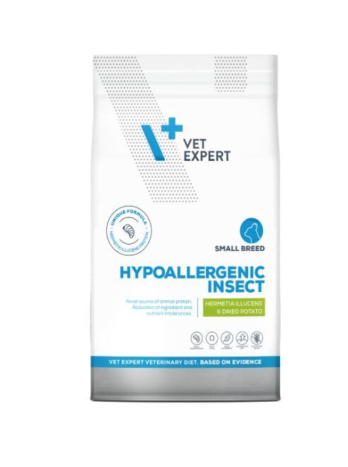 4T VD SUŅU HYPOALLERGENIC INSECT SMALL BREED 8KG