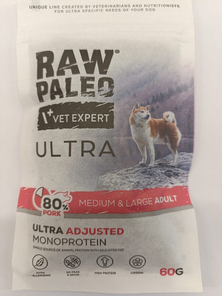 Raw Paleo PARAUGS (Pork Adult Medium/Large) 60G