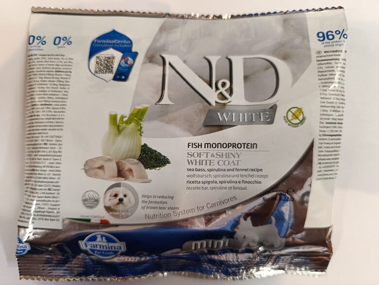 N&D Dog PARAUGS (White Coat Mini) 100G