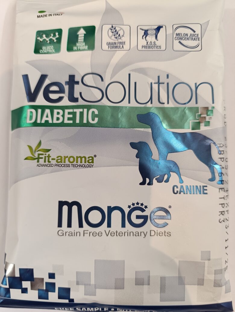 Monge VetSolution Dog PARAUGS (Diabetic) 100G
