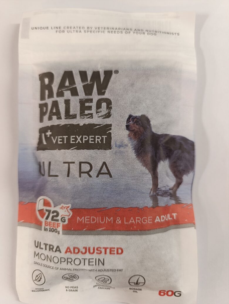 Raw Paleo PARAUGS (Beef Adult Medium/Large) 60G