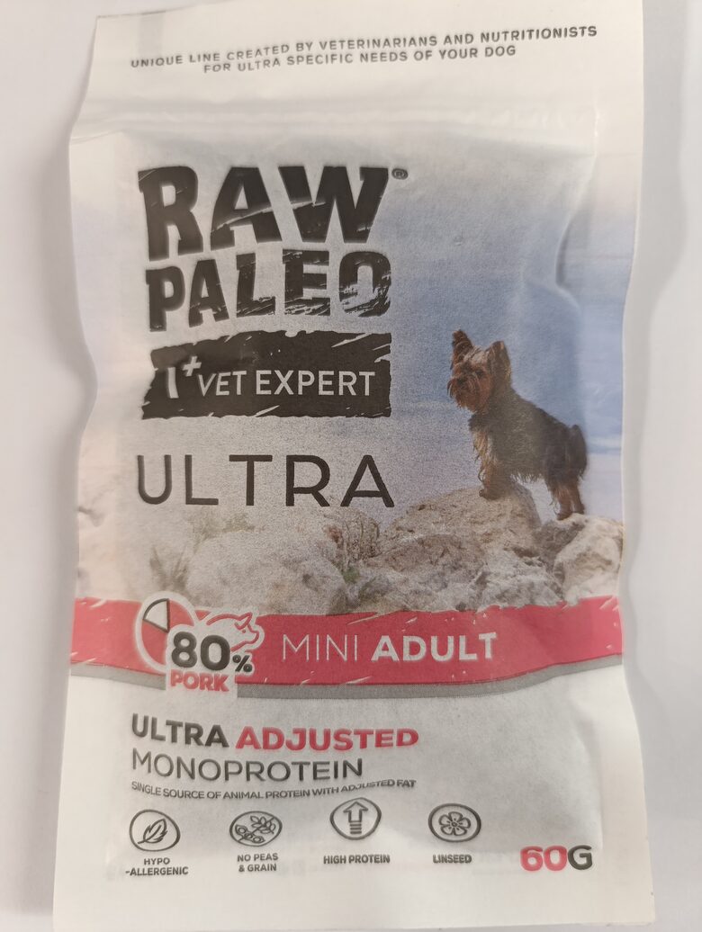 Raw Paleo PARAUGS (Pork Adult Mini) 60G