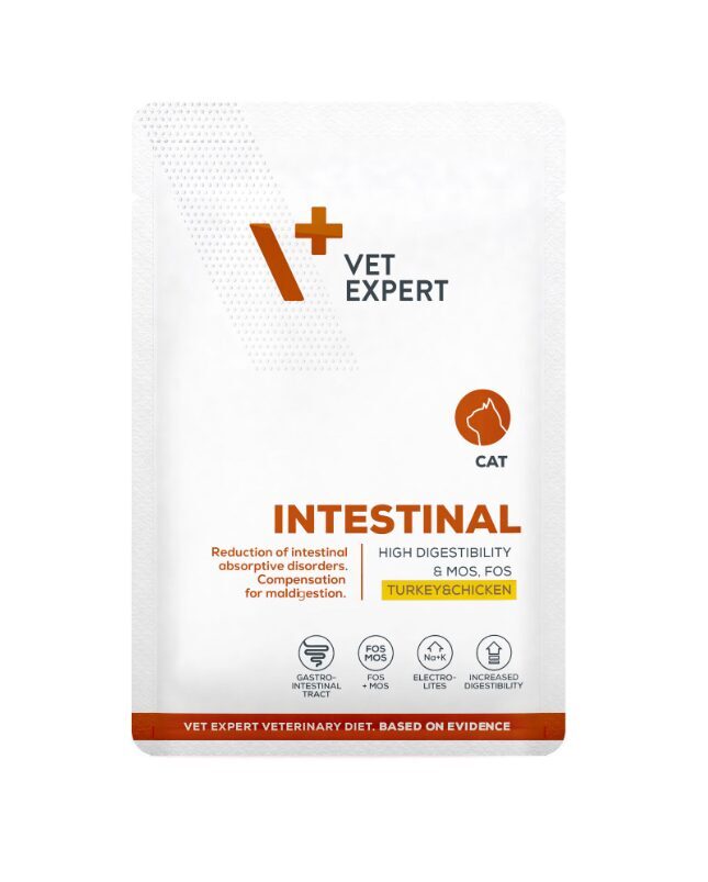4T VD KAĶU INTESTINAL PAC 100G TĪTARS/VISTA Vet Expert