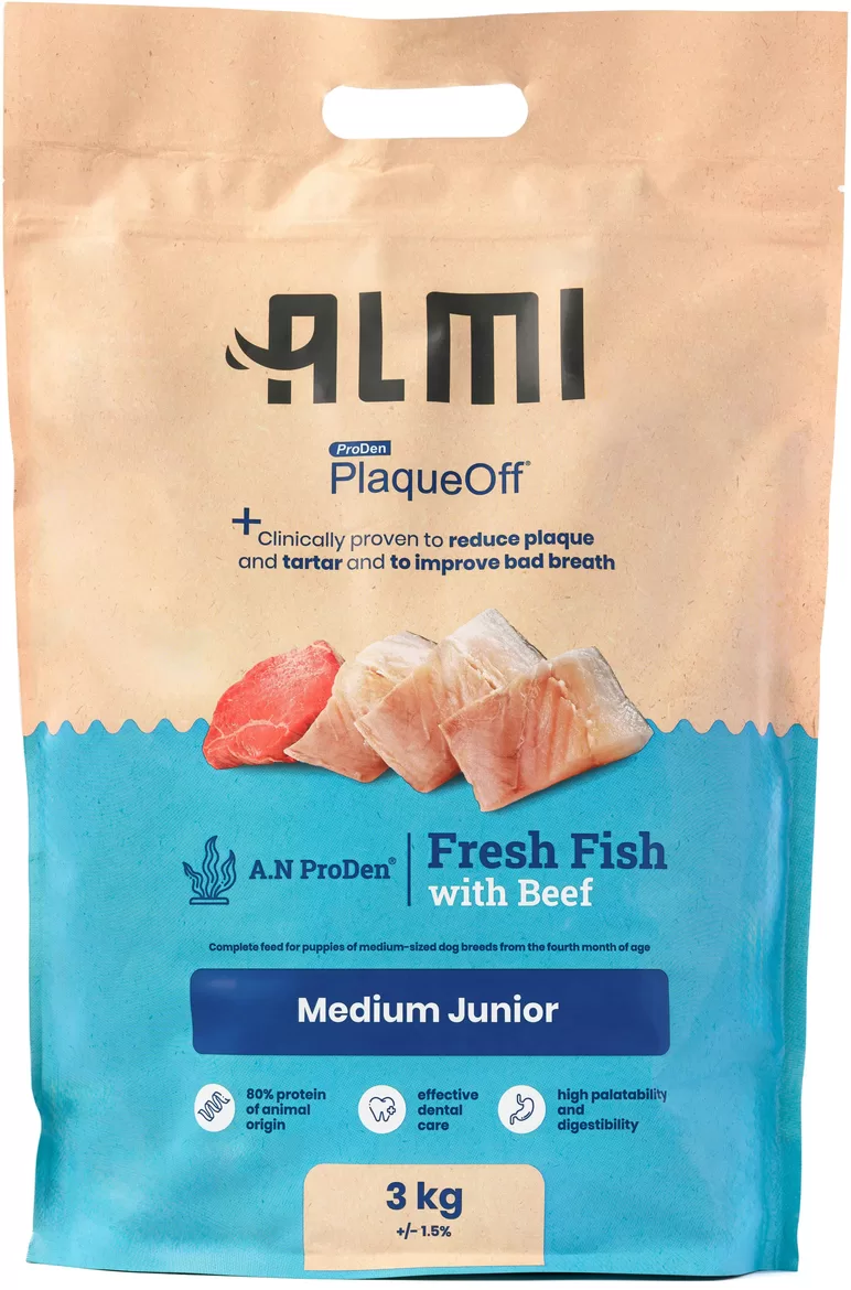 ALMI barība vidējo šķirņu junioriem 3kg