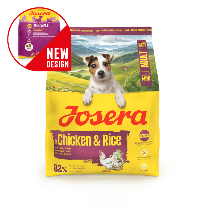 Josera Mini Adult with Chicken & Rice suņiem 10 kg ( Josera Miniwell 10kg )