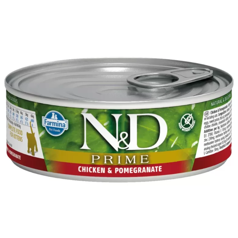 N&D CAT PRIME CHICKEN POMEGRANATE KITTEN 70G