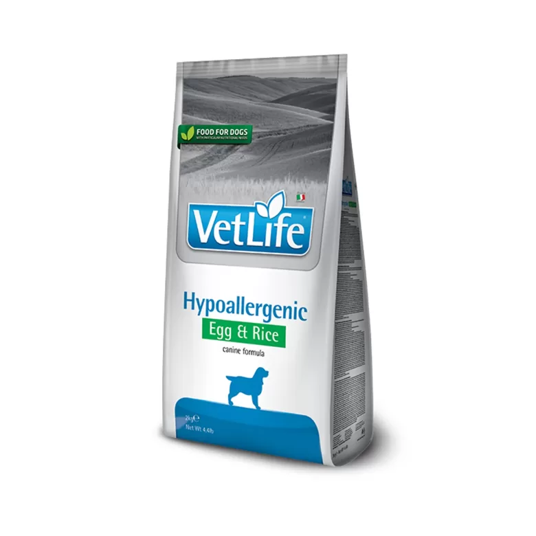 VET LIFE DOG HYPOALLERGENIC EGG & RICE 2KG