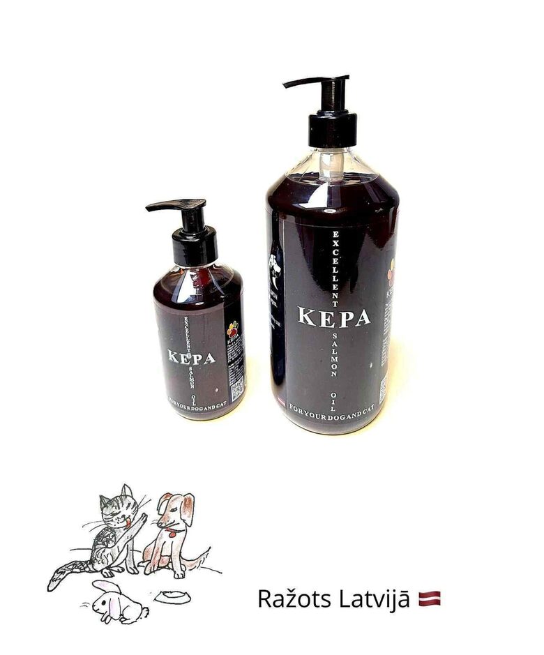 EXCELLENT KEPA LAŠA eļļa nefiltrēta,dabīga 1000 ml