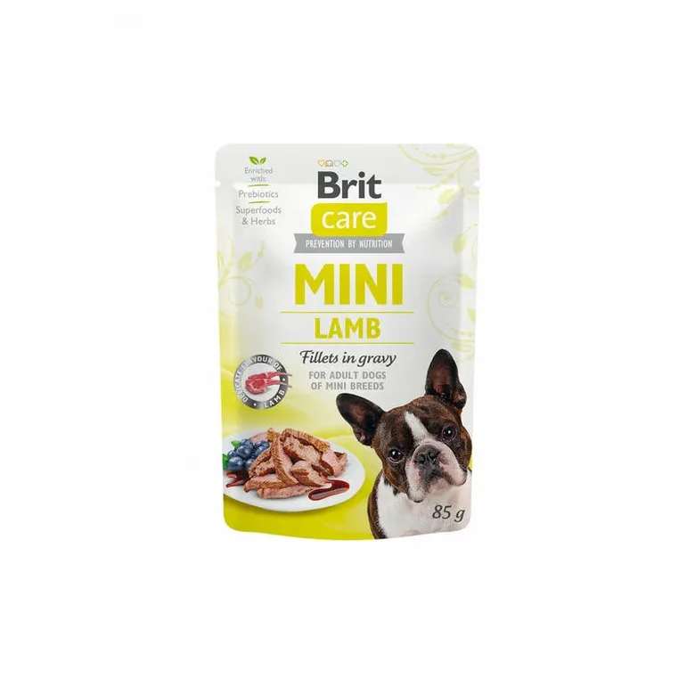 Brit Care Mini wet Lamb fillets in gravy 85 g