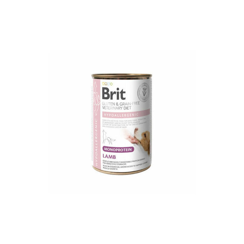 Brit GF Veterinary Diets Dog Can Hypoallergenic Monoprotein Lamb 400 g