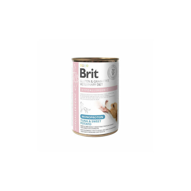  Brit GF Veterinary Diets Dog Can Hypoallergenic Monoprotein Tuna 400 g
