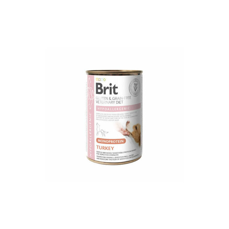 Brit GF Veterinary Diets Dog Can Hypoallergenic Monoprotein Turkey 400 g