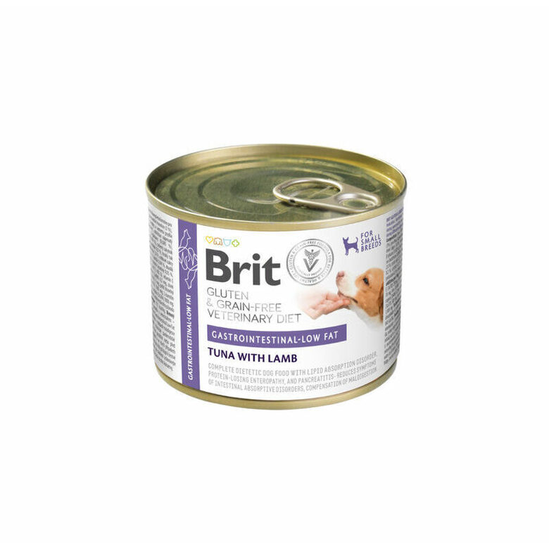 Brit GF Veterinary Diets Dog Gastrointestinal Low Fat Tuna with Lamb 200 g