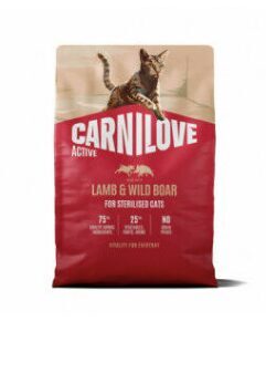CARNILOVE Lamb & Wild Boar Adult Cat Sterilised 2 kg