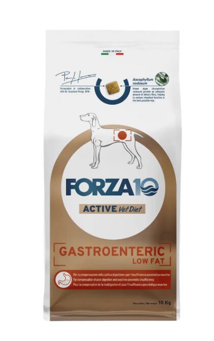 Forza10 Active VetDiet Gastroenteric Low fat suņiem 10kg