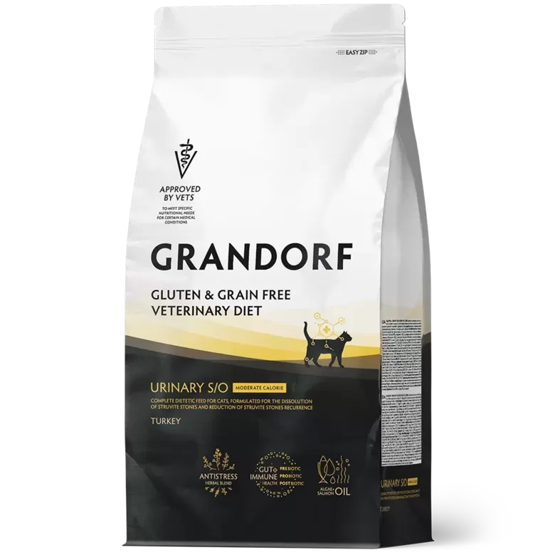 GRANDORF URINARY S/O MODERATE CALORIE ADULT CATS TURKEY 2 KG