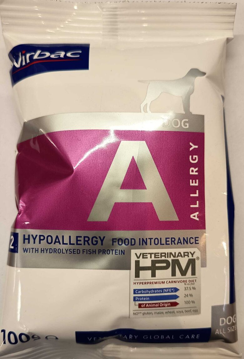 Virbac Dog PARAUGS (Hypoallergy with hydrolysed fish protein (2)) 100G