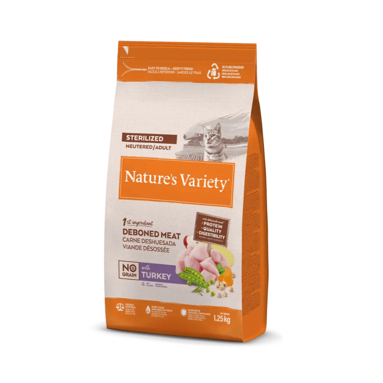 Nature's Variety Cat Original No Grain Sterilized Turkey 7kg